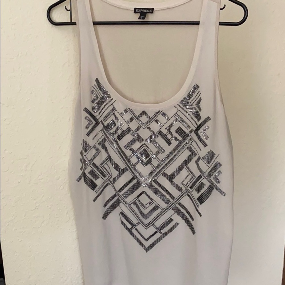 Express embellished Tank